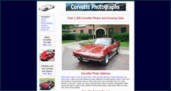 Desktop Screenshot of corvettephotographs.com